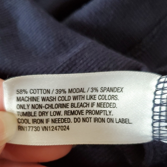 Navy Ribbed Tank - Picture 6 of 6